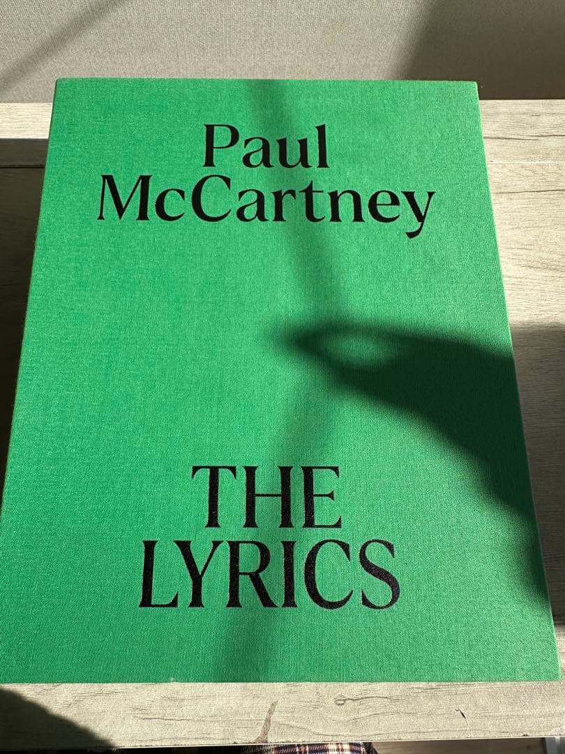 Paul McCartney The Lyrics 英語原版 ハードカバー 2冊