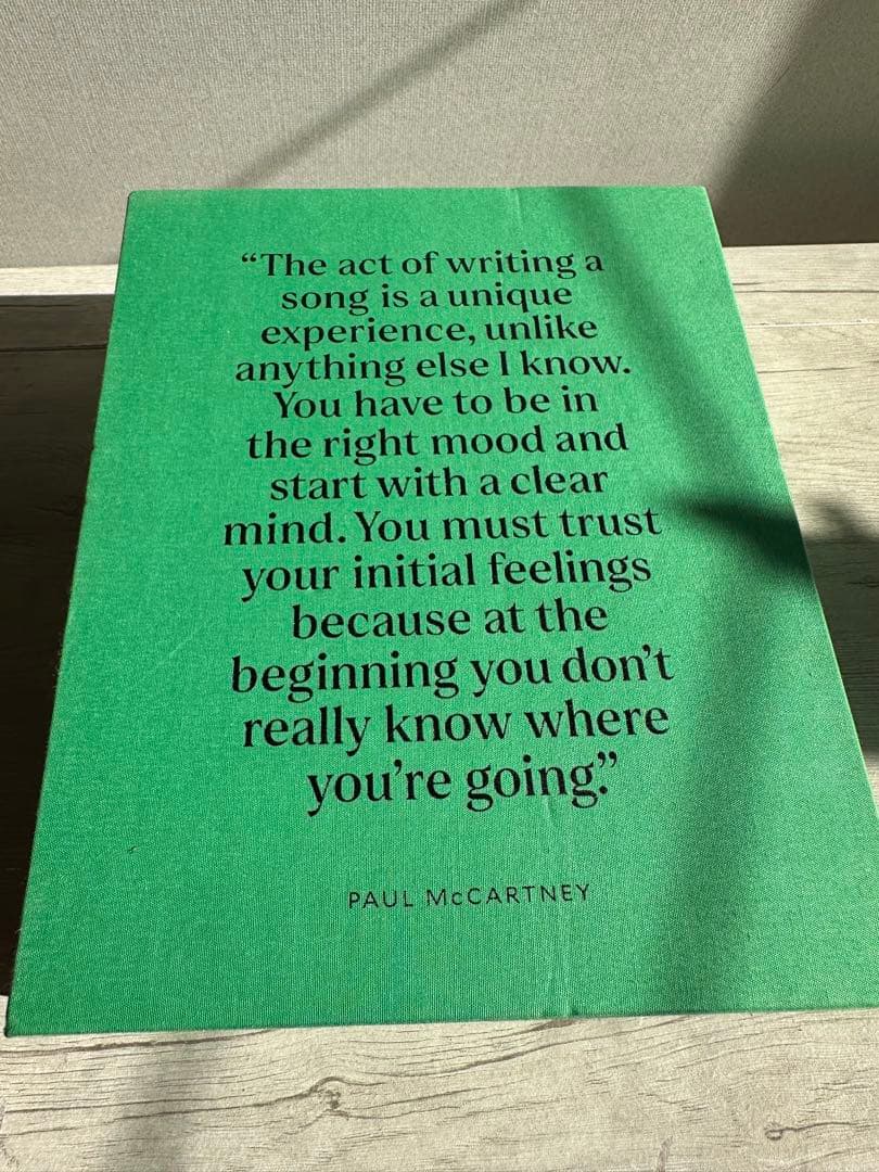 Paul McCartney The Lyrics 英語原版 ハードカバー 2冊