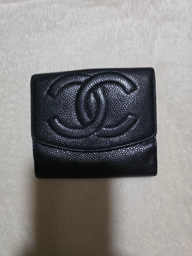 ✩CHANEL✩二つ折り財布✩ココマーク✩中古品✩