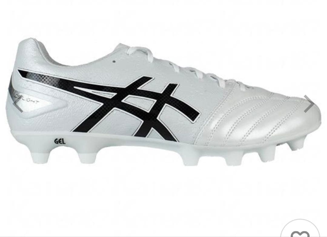 ASICS サッカーシューズ ホワイト/ブラック