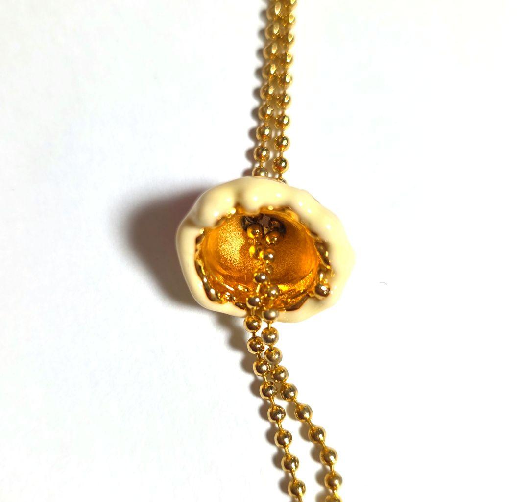 Q-pot. ディズニー コラボ ミニー アイスクリーム ネックレス