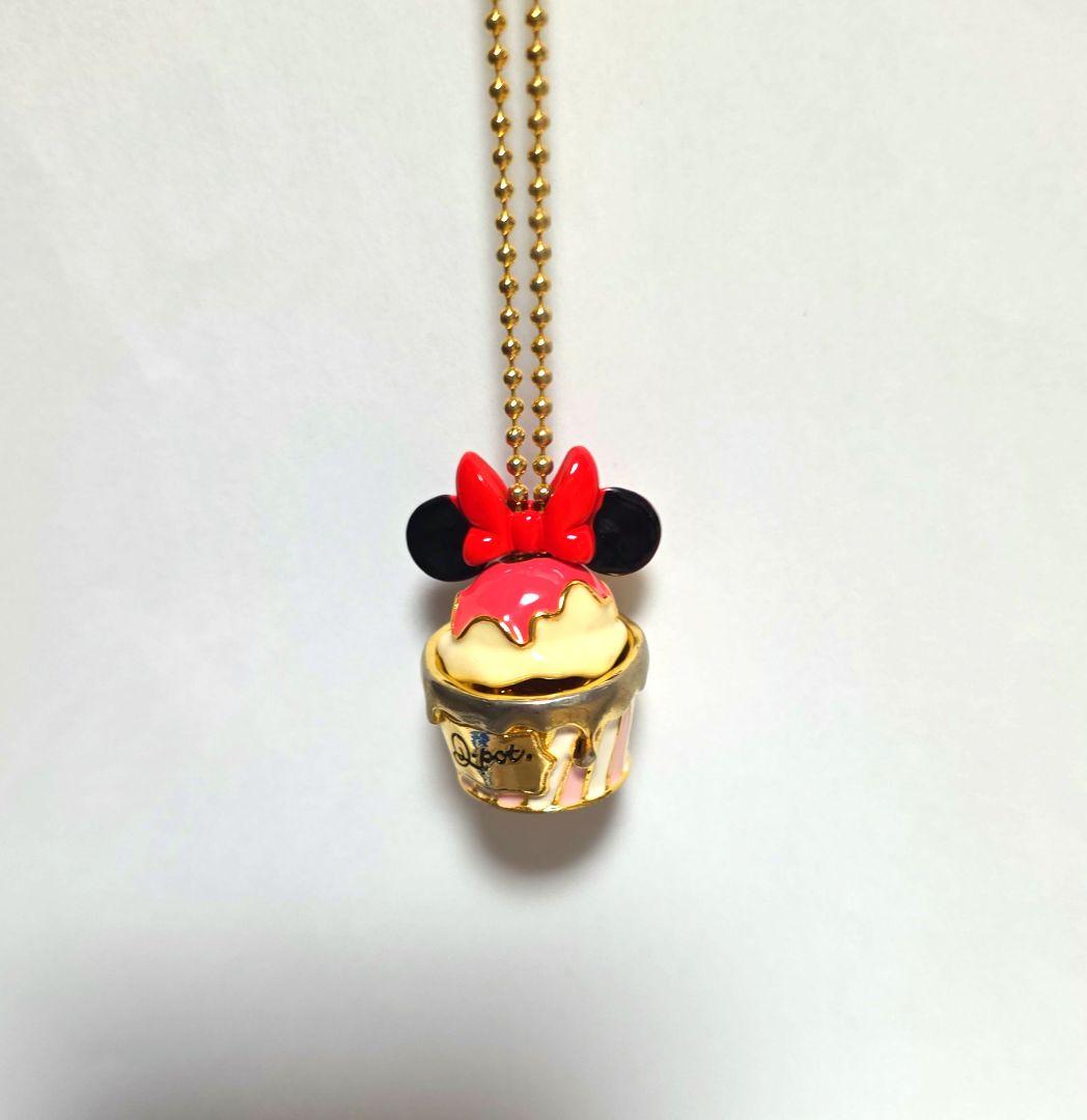 Q-pot. ディズニー コラボ ミニー アイスクリーム ネックレス