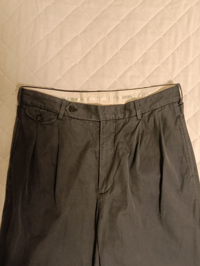 パンツ A.PRESSE Type.2 MelangeGabardineTrousers