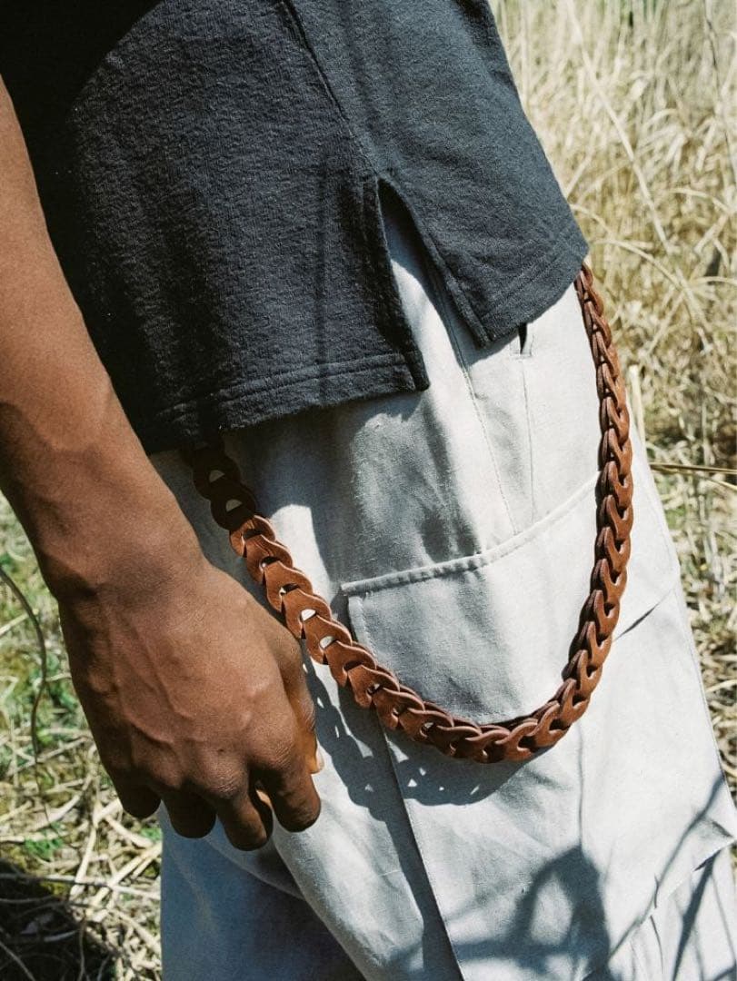 小物 [niko]Llife LEATHER CHAIN WALLET CODE