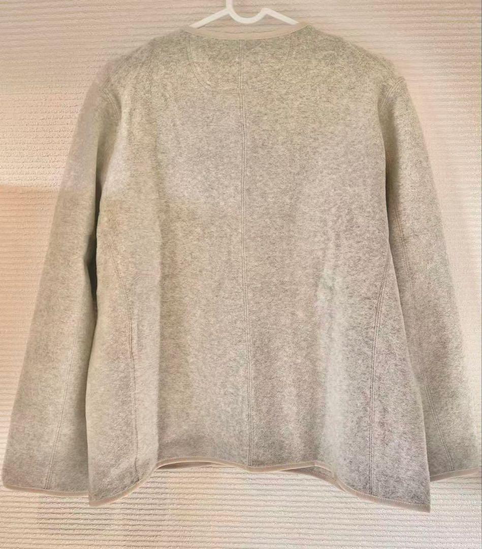 ◆新品 DANTON（ダントン） /ノーカラー フリース ジャケット（40）