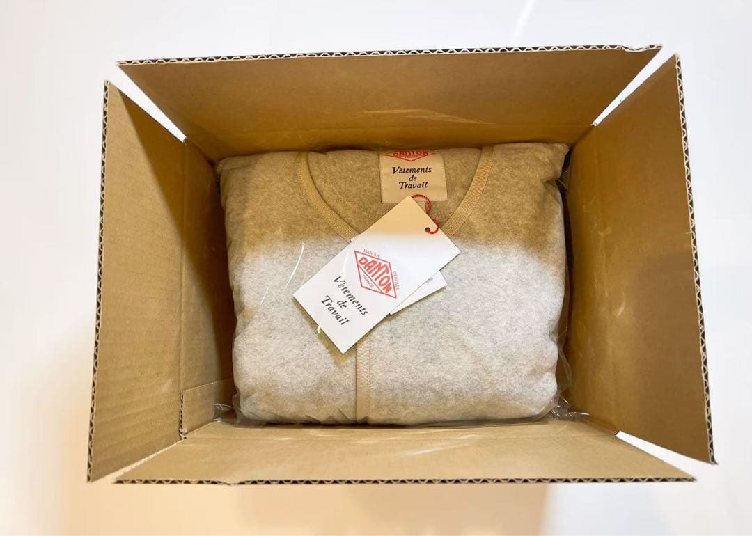 ◆新品 DANTON（ダントン） /ノーカラー フリース ジャケット（40）