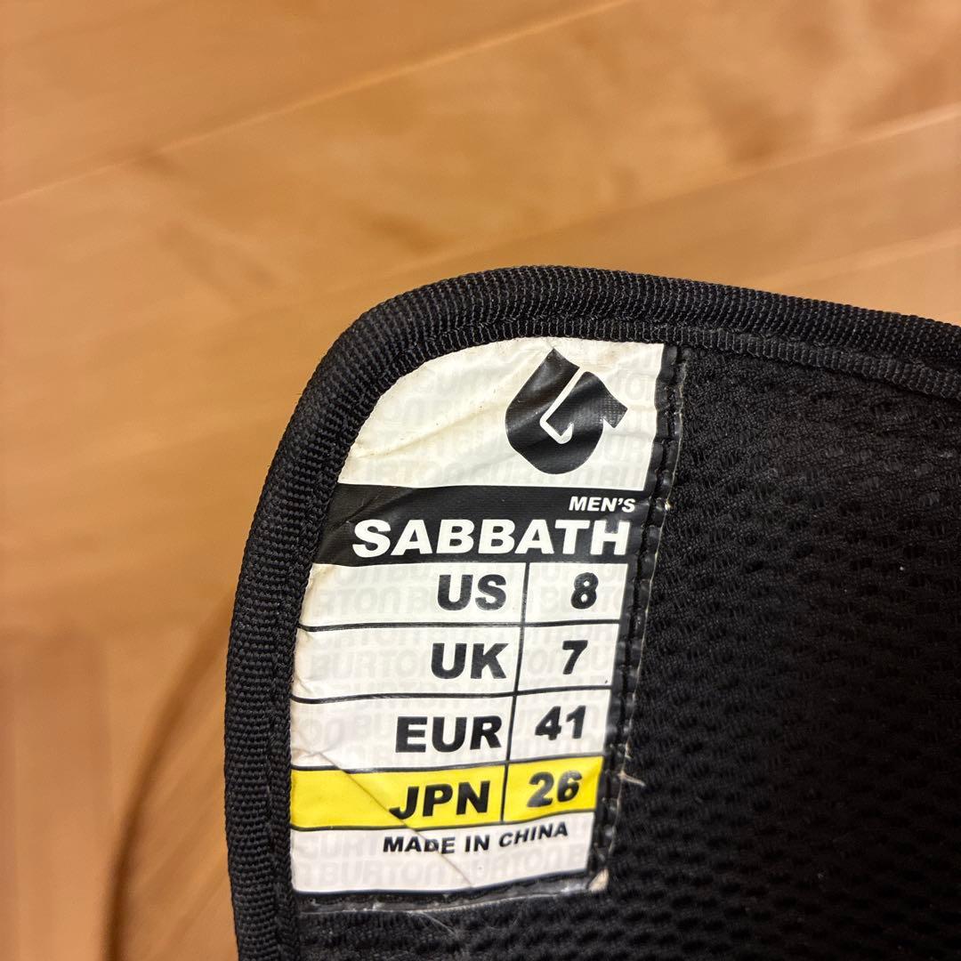 BURTON バートン スノーボードブーツ メンズ 26cm スノボ　ブラック