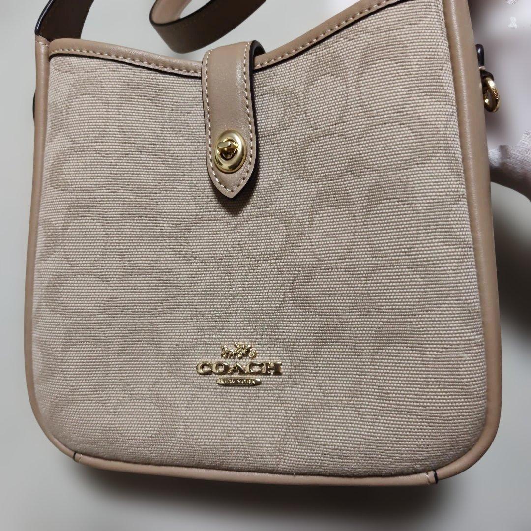 ✿これで最終✿ COACH ショルダーバッグ シグネチャーキャンバス ベージュ