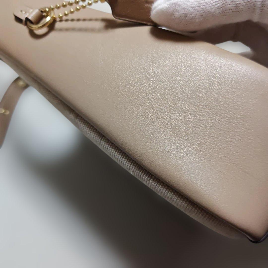 ✿これで最終✿ COACH ショルダーバッグ シグネチャーキャンバス ベージュ