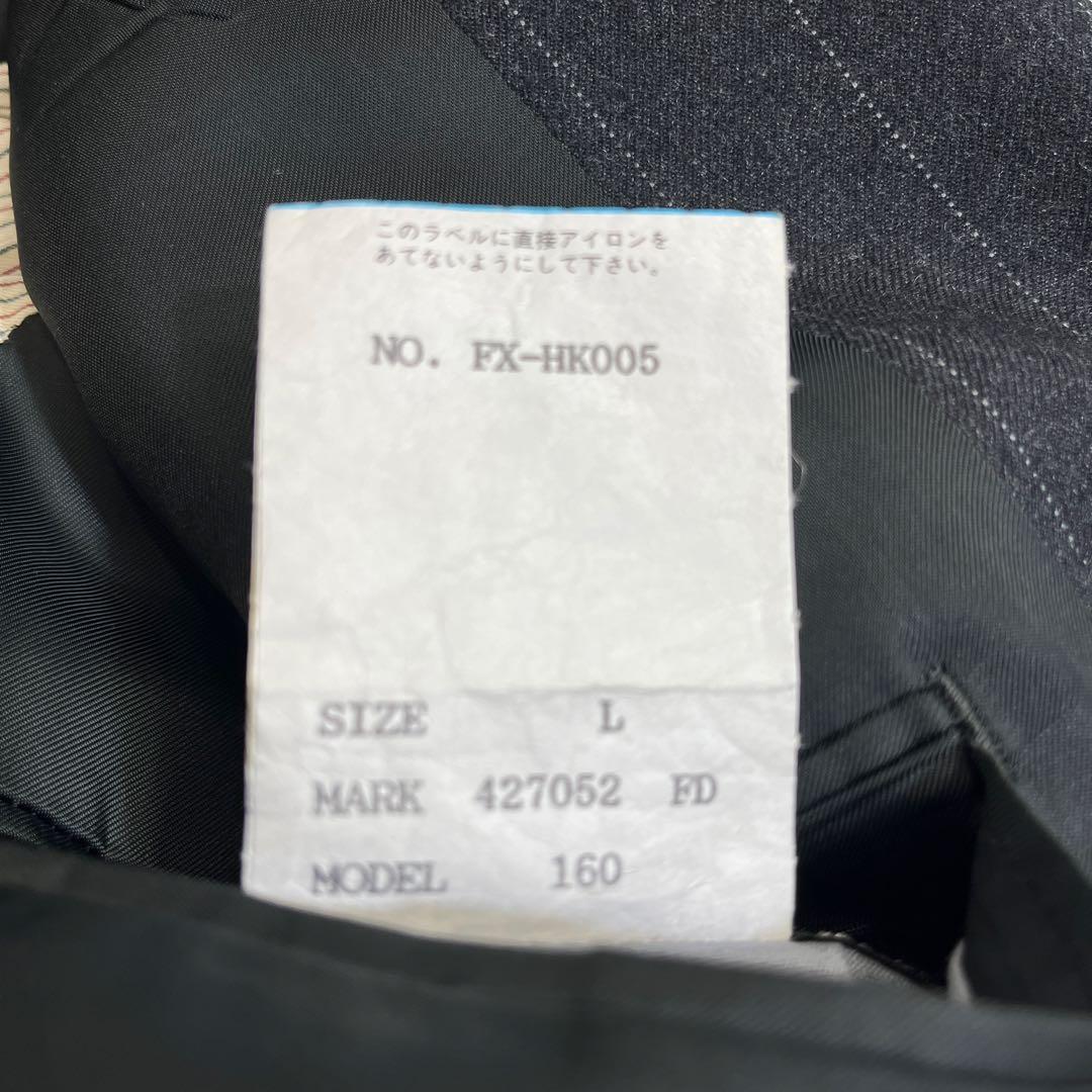 r1105-8Paul Smith ストライプダブルブレストスーツセットアップL