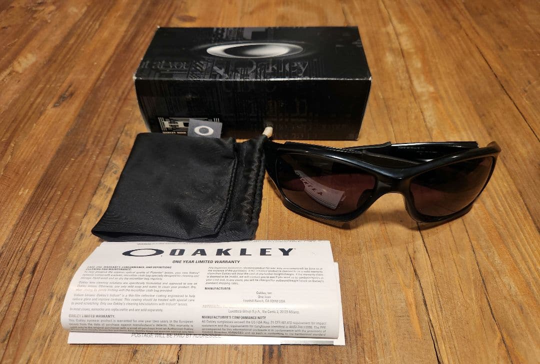 廃盤　OAKLEY PIT BULL ピットブル　IO着用