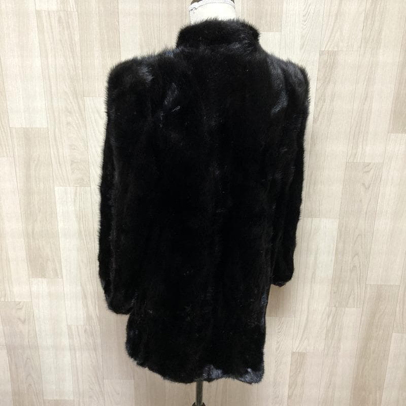 【最高級】大きいサイズ SAGA MINK ミンクファー 毛皮 コート 花柄刺繍