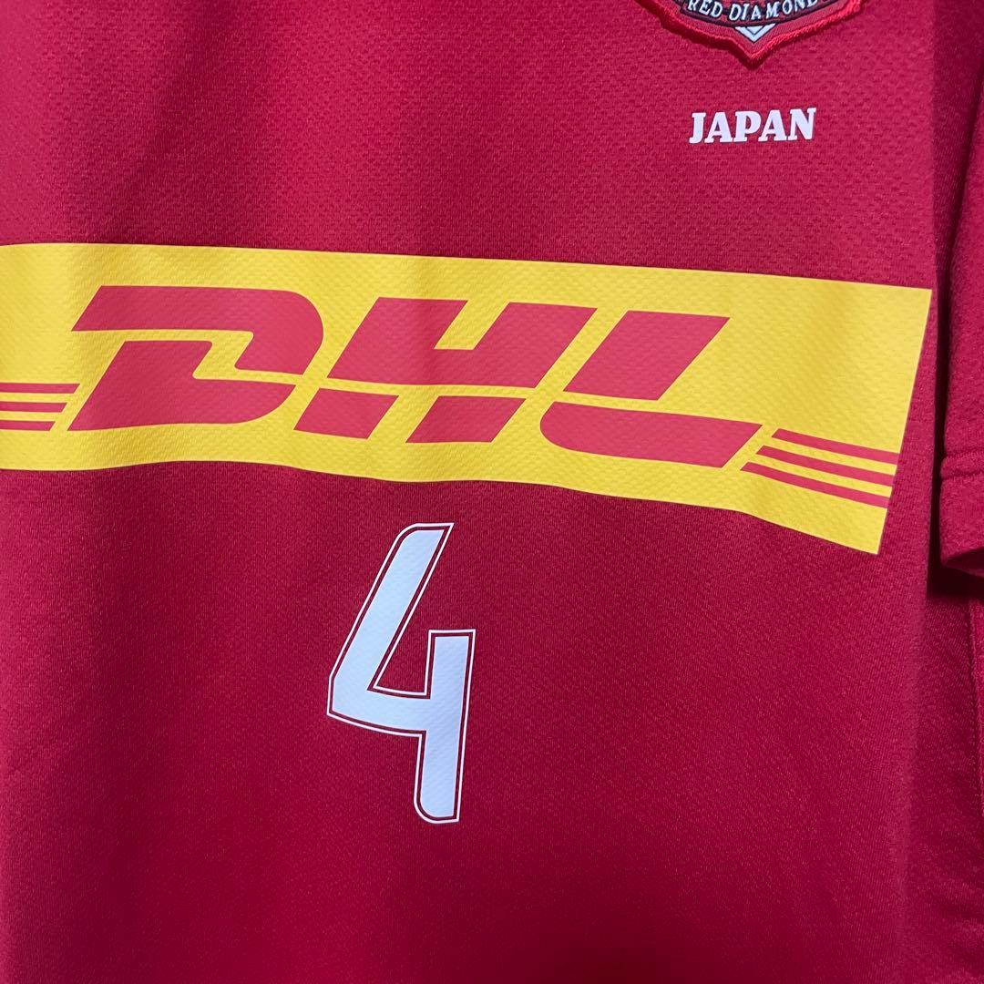 【正規品】浦和レッズ 2007 ACL優勝 闘莉王 4 フルパッチ L