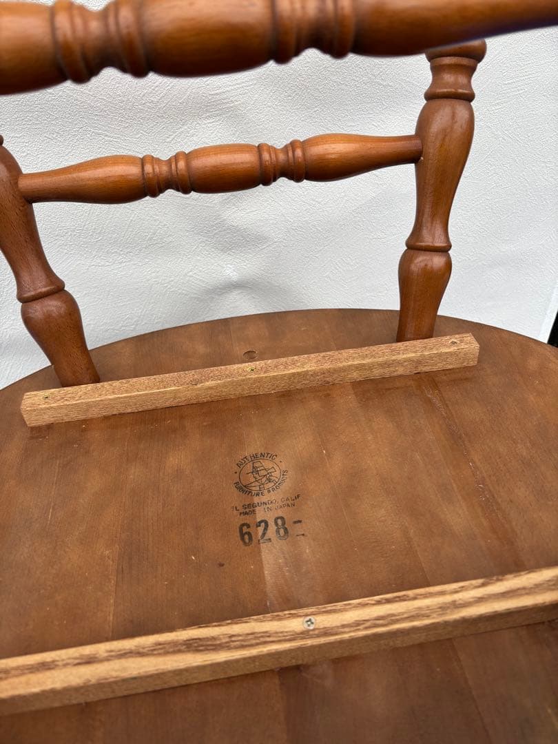 アンティークな飛騨産業 キツツキ ウィンザーチェアーアームチェア 627 日本製