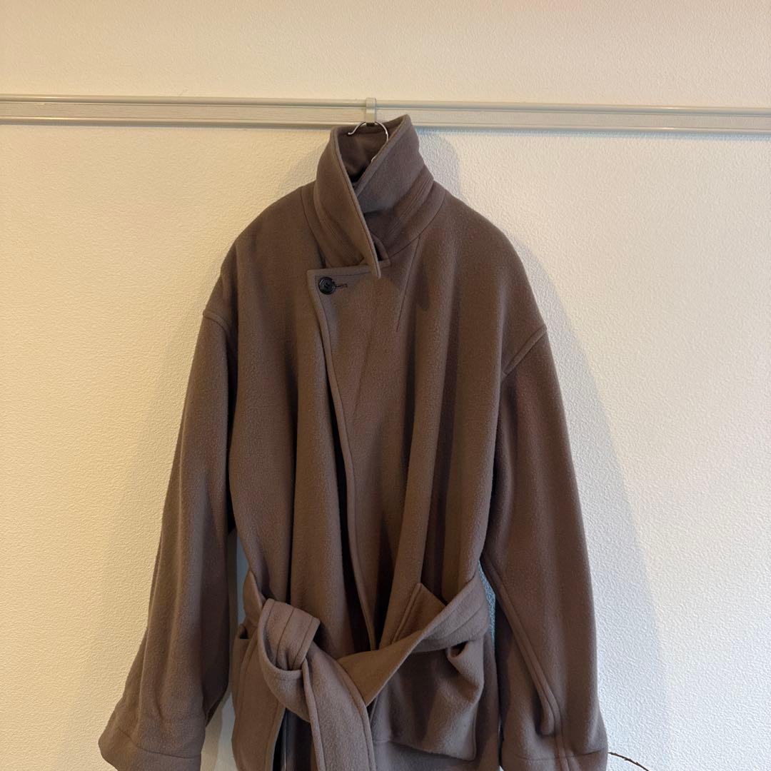 ATHA DOUBLE MELTON MAXI COAT 定価80,000