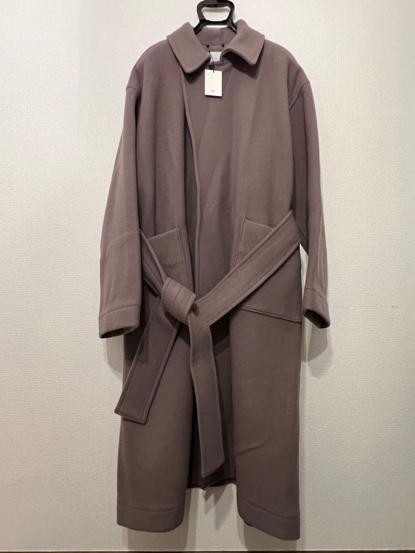 ATHA DOUBLE MELTON MAXI COAT 定価80,000