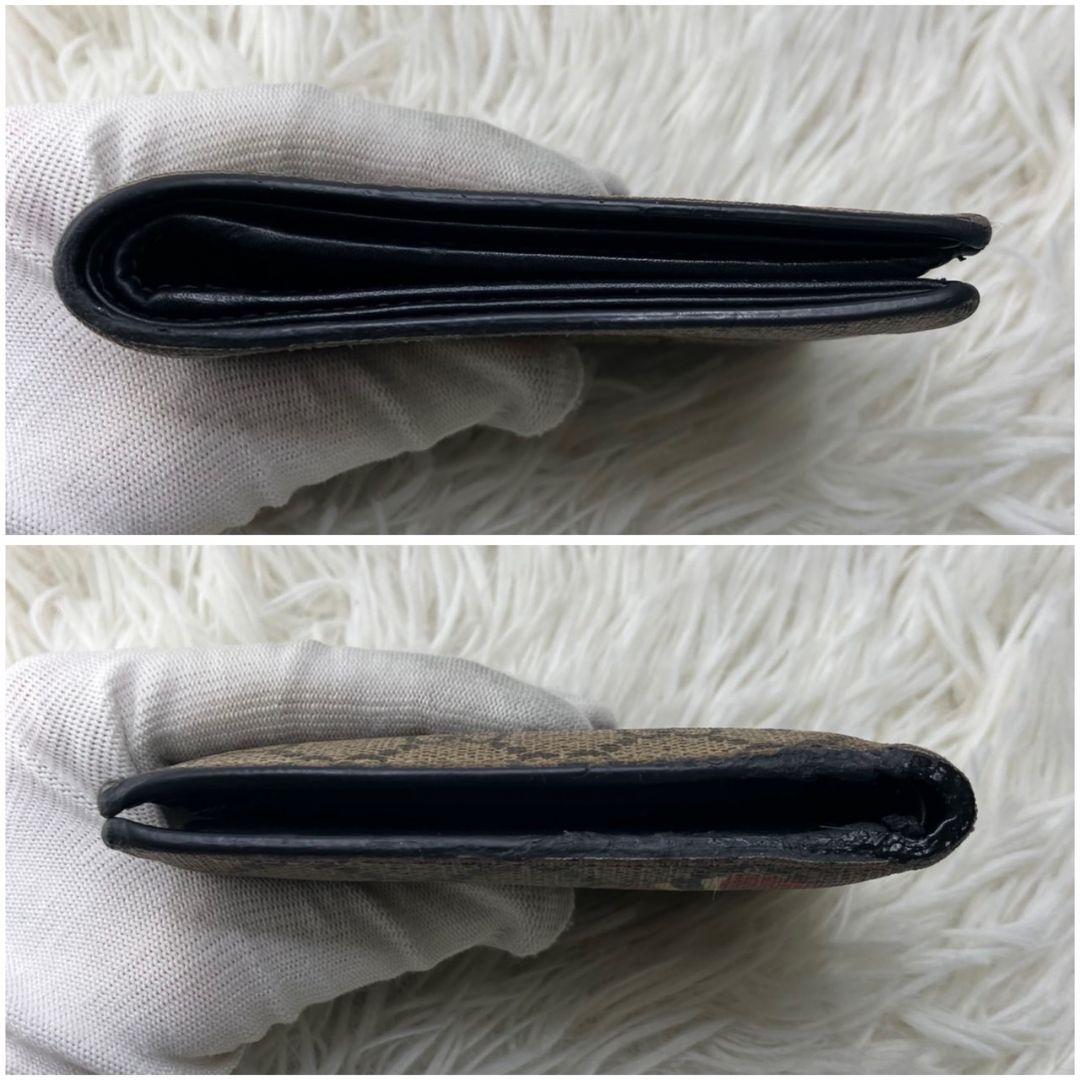 美品✨️グッチ 財布 キングスネーク GGスプリーム PVC ミケーレ