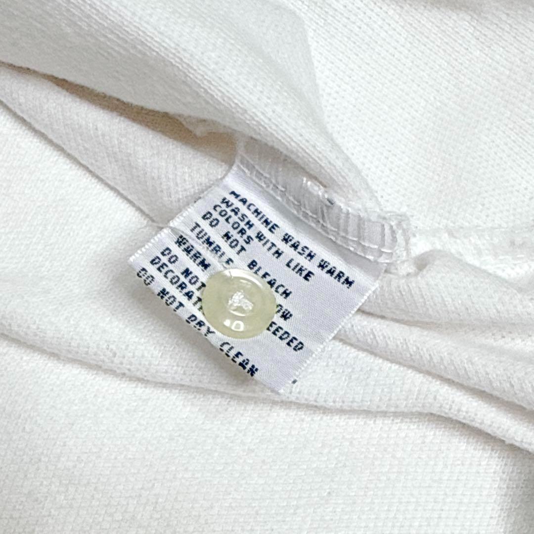 ポロバイラルフローレン ビッグポニー USA刺繍 エンブレム ワッペン ホワイト