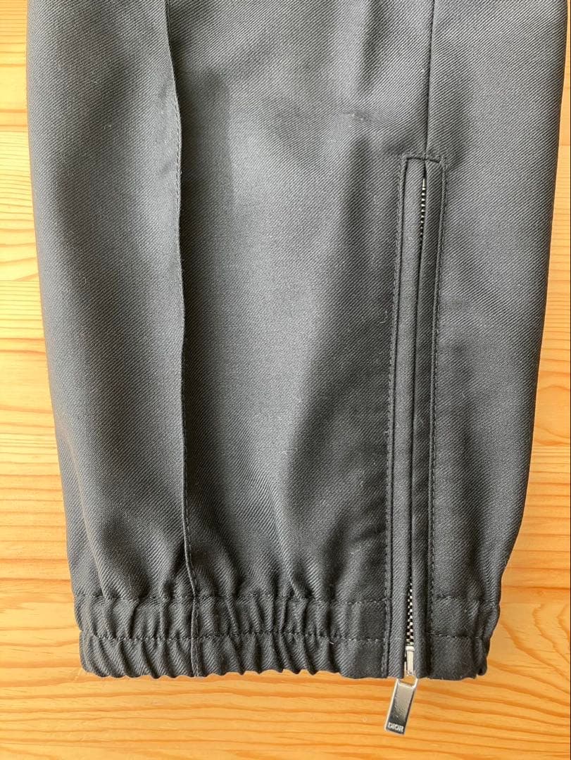 定価17万円　Dior ディオール バージンウールツイル トラックパンツ