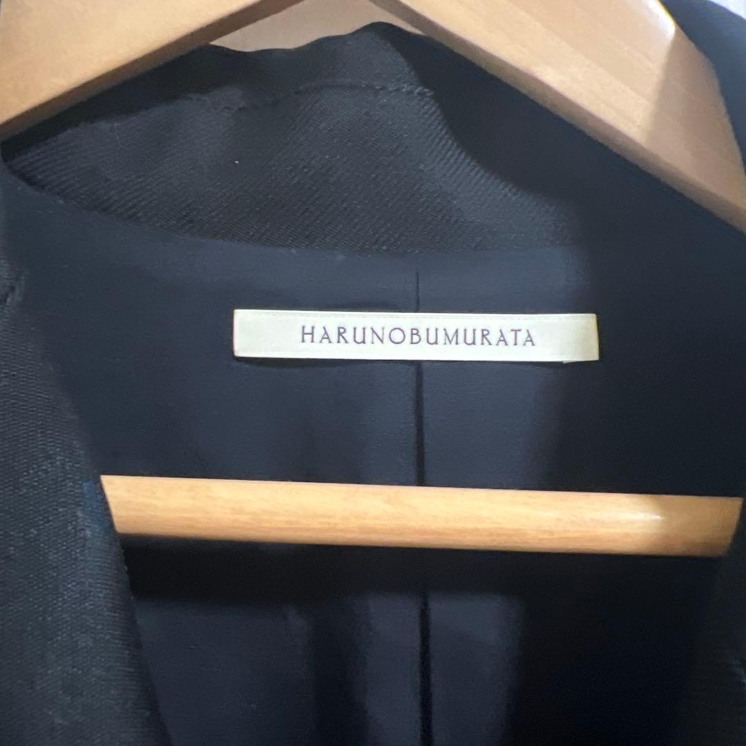 【美品】HARUNOBUMURATA 23AW ロングコート　ブラック　36