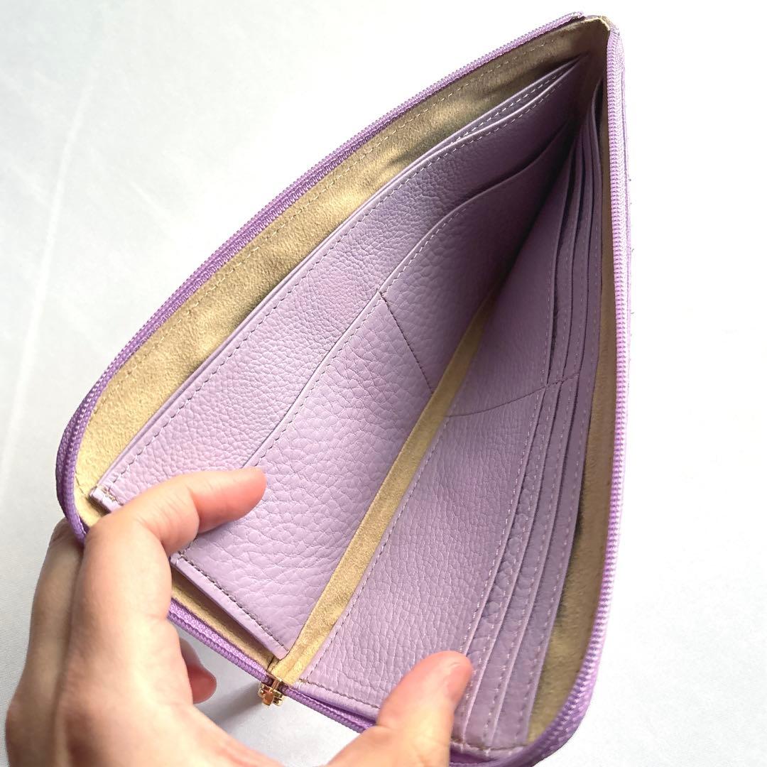 【新品】ATAOアタオ limo パイソン HAKU 箔 幸運ウォレット 長財布