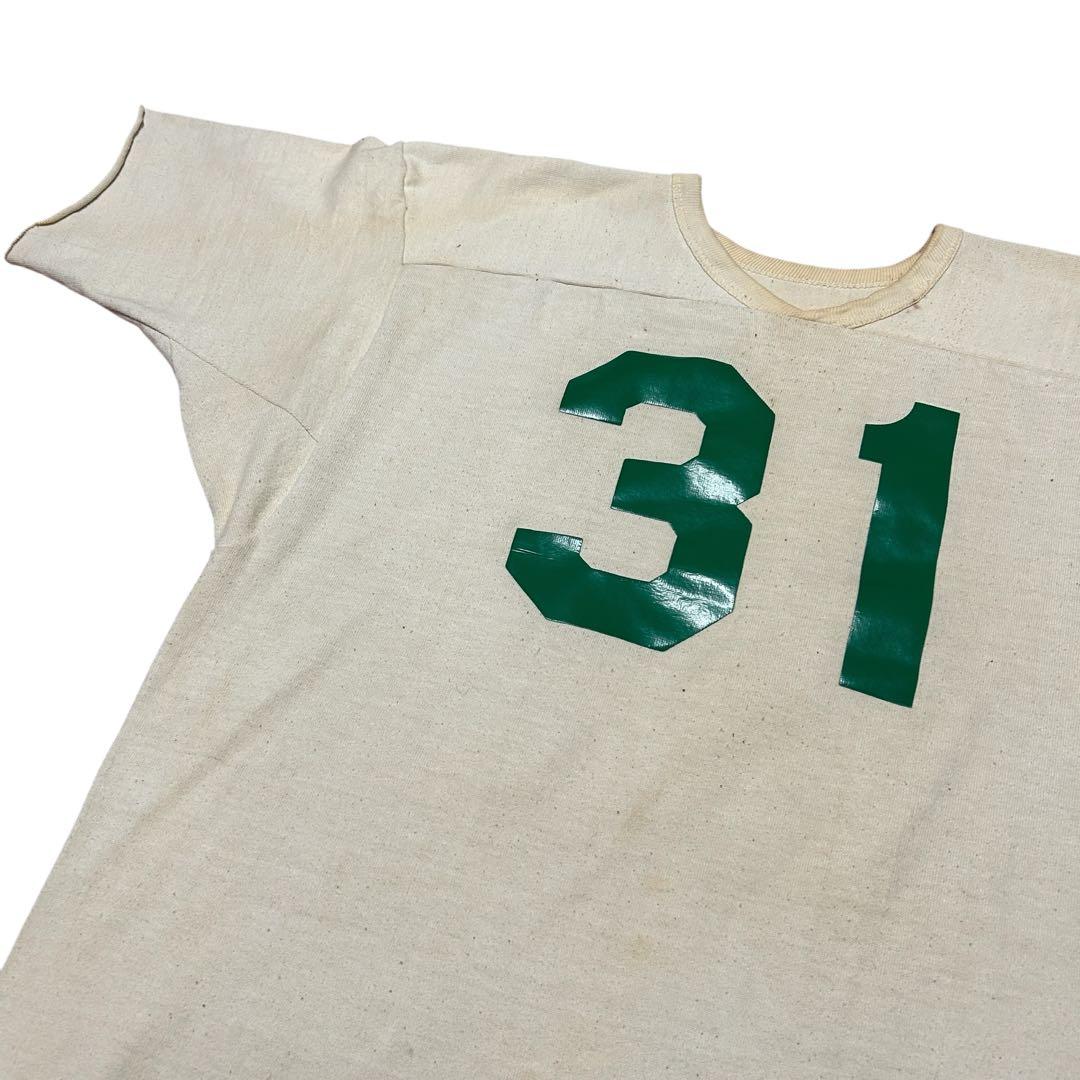 ビンテージ 70s ラッセル　金タグ　フットボール Tシャツ　ナンバリング