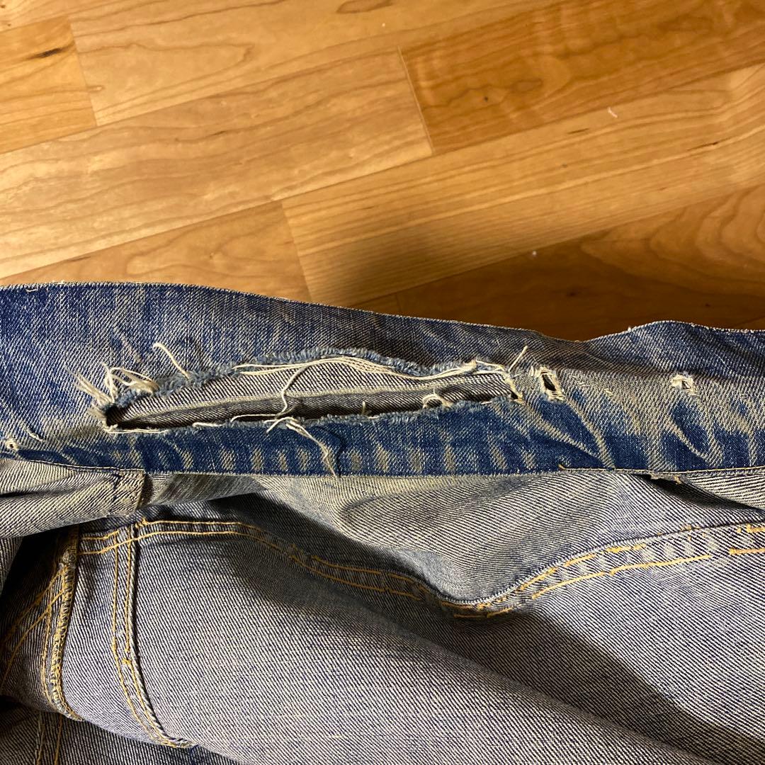 Levi’s 60s BIGE ボタン裏0 3rd 均等　557XX ボロ