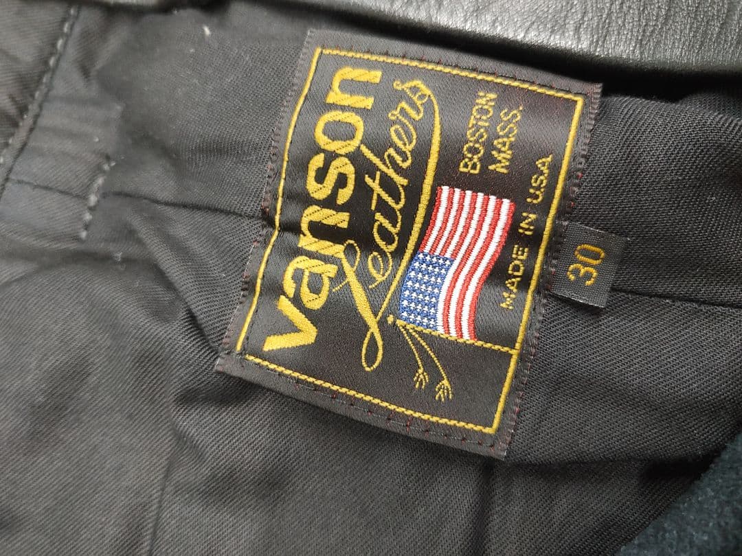 80s 90s Vintage VANSON バンソン TALON レザーパンツ