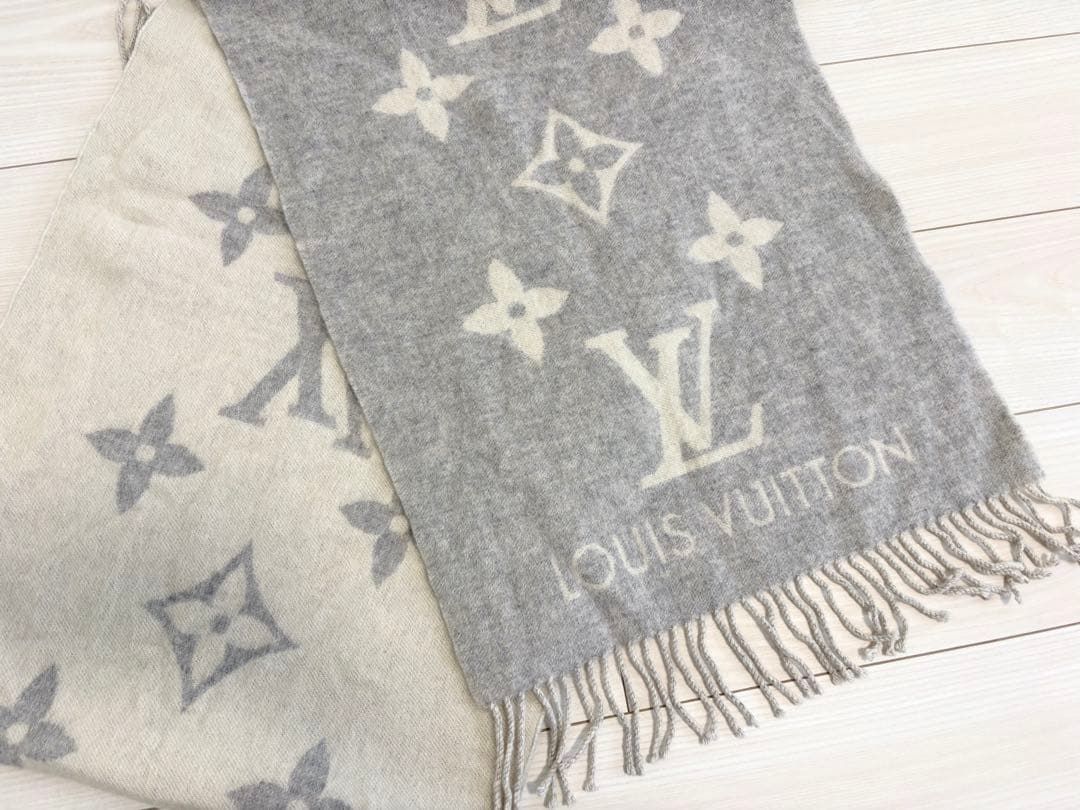 ルイ・ヴィトン マフラー レイキャビック グレージュ