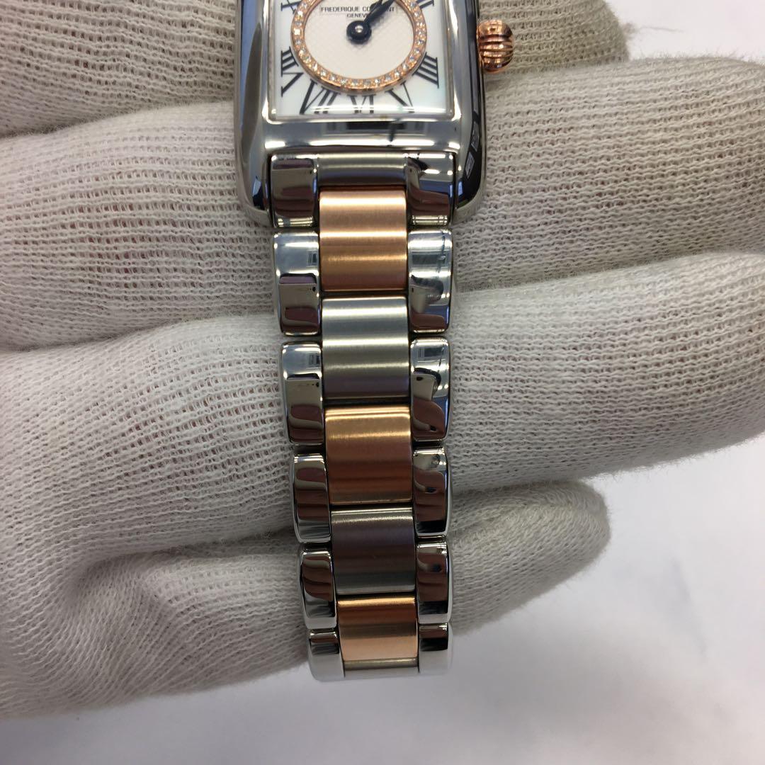 美品 フレデリック・コンスタント ダイヤ クォーツ レディース腕時計 稼働品