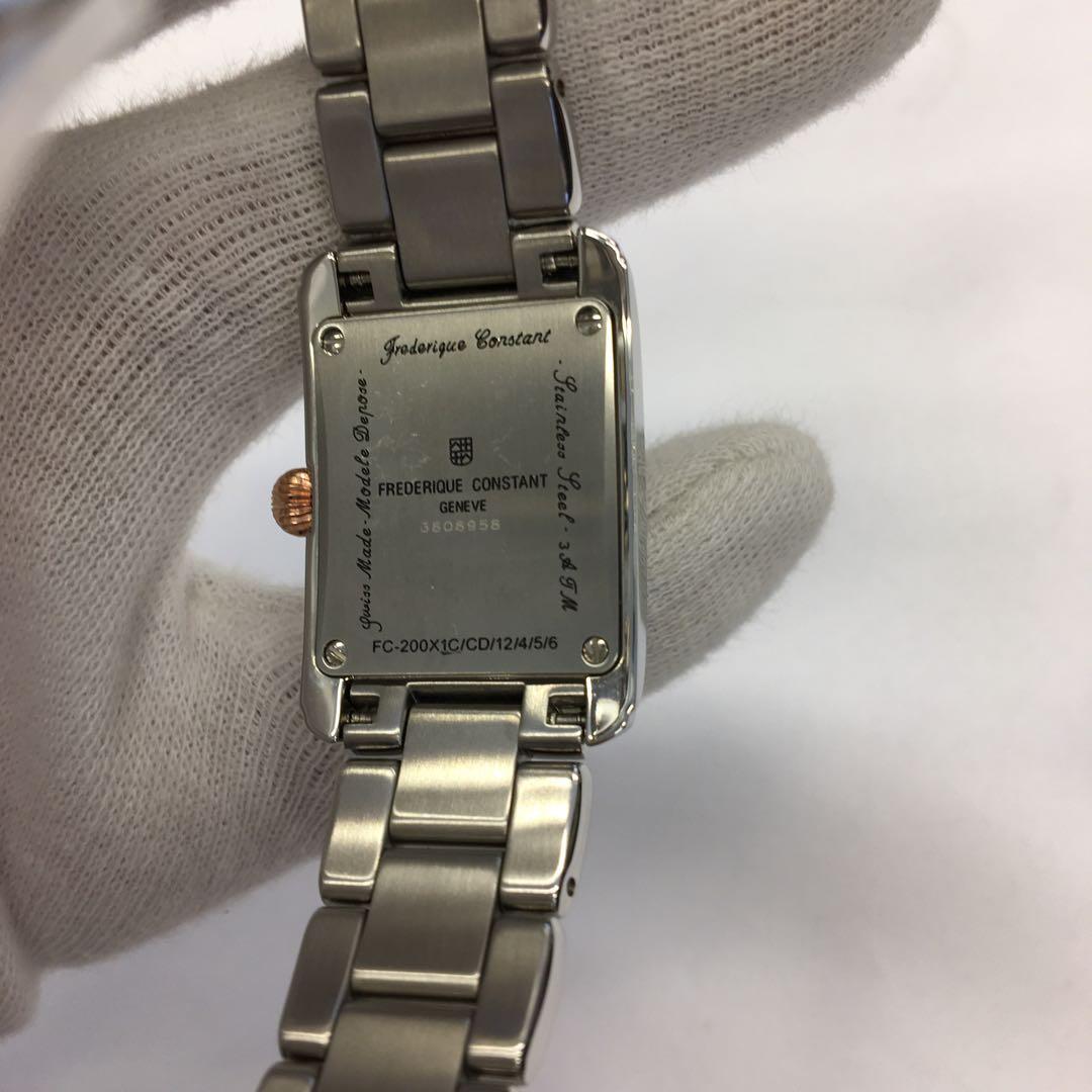 美品 フレデリック・コンスタント ダイヤ クォーツ レディース腕時計 稼働品