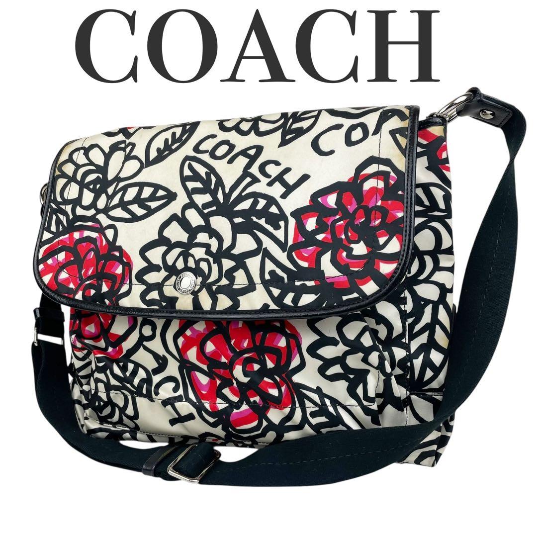 COACH 　コーチ　ショルダーバッグ　メッセンジャーバッグ　A4可　斜め掛け