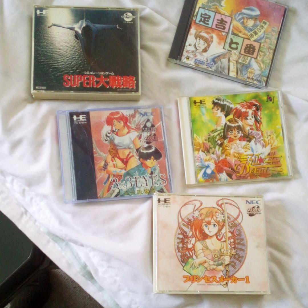 PCエンジン CD-ROM2 本体 アンプセット ソフト60本※即購入不可