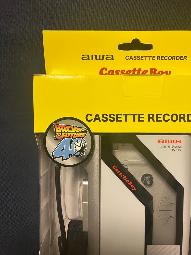 バック・トゥ・ザ・フューチャー aiwa カセットレコーダー PCR-F7..