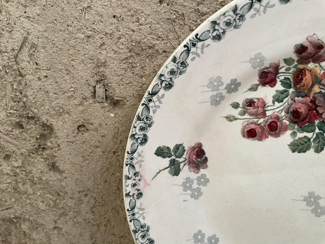 レア◯H.B &CIE 平皿　N864/ショワジールロワ/フランスアンティーク