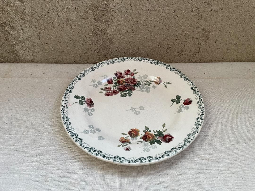 レア◯H.B &CIE 平皿　N864/ショワジールロワ/フランスアンティーク