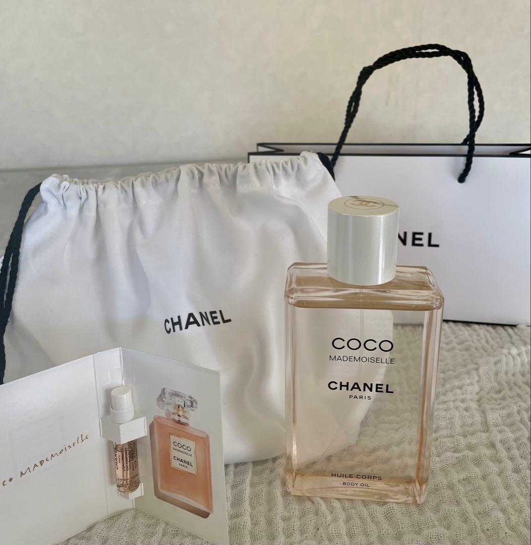 CHANEL Coco Mademoiselle ボディオイル サンプル付き