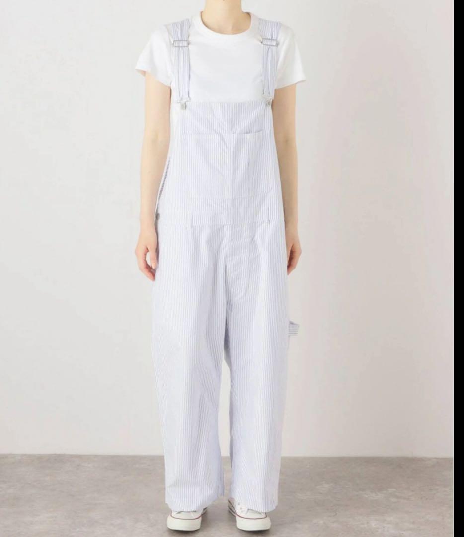 ジャーナルスタンダードラックス　OXストライプオーバーオール