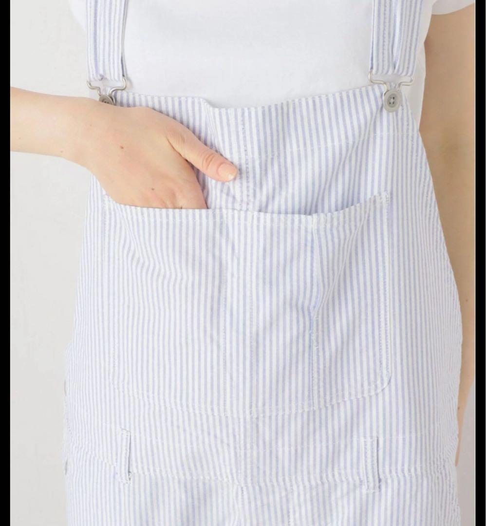 ジャーナルスタンダードラックス　OXストライプオーバーオール