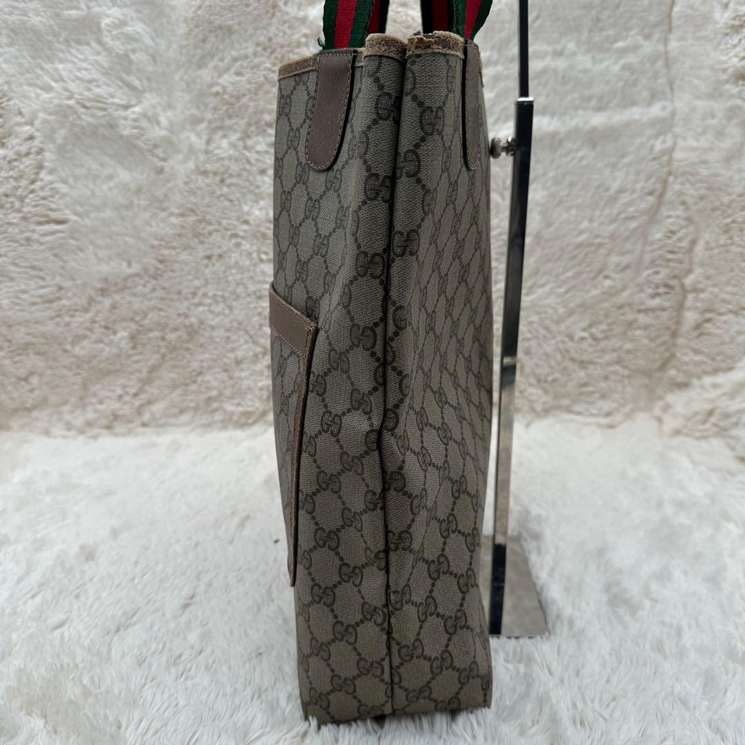 ✨人気✨グッチ　トートバッグ　シェリーライン　スプリーム　GG柄 PVC