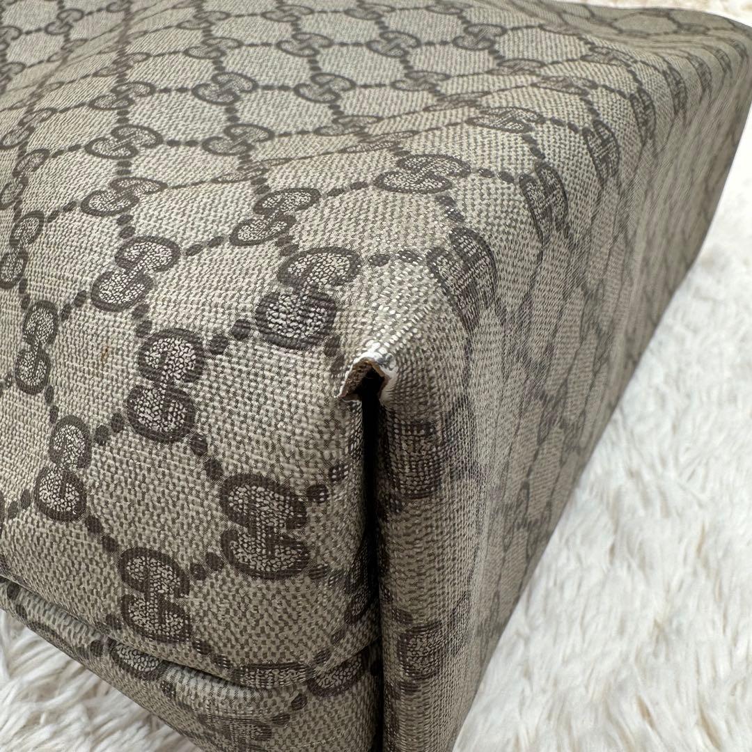 ✨人気✨グッチ　トートバッグ　シェリーライン　スプリーム　GG柄 PVC