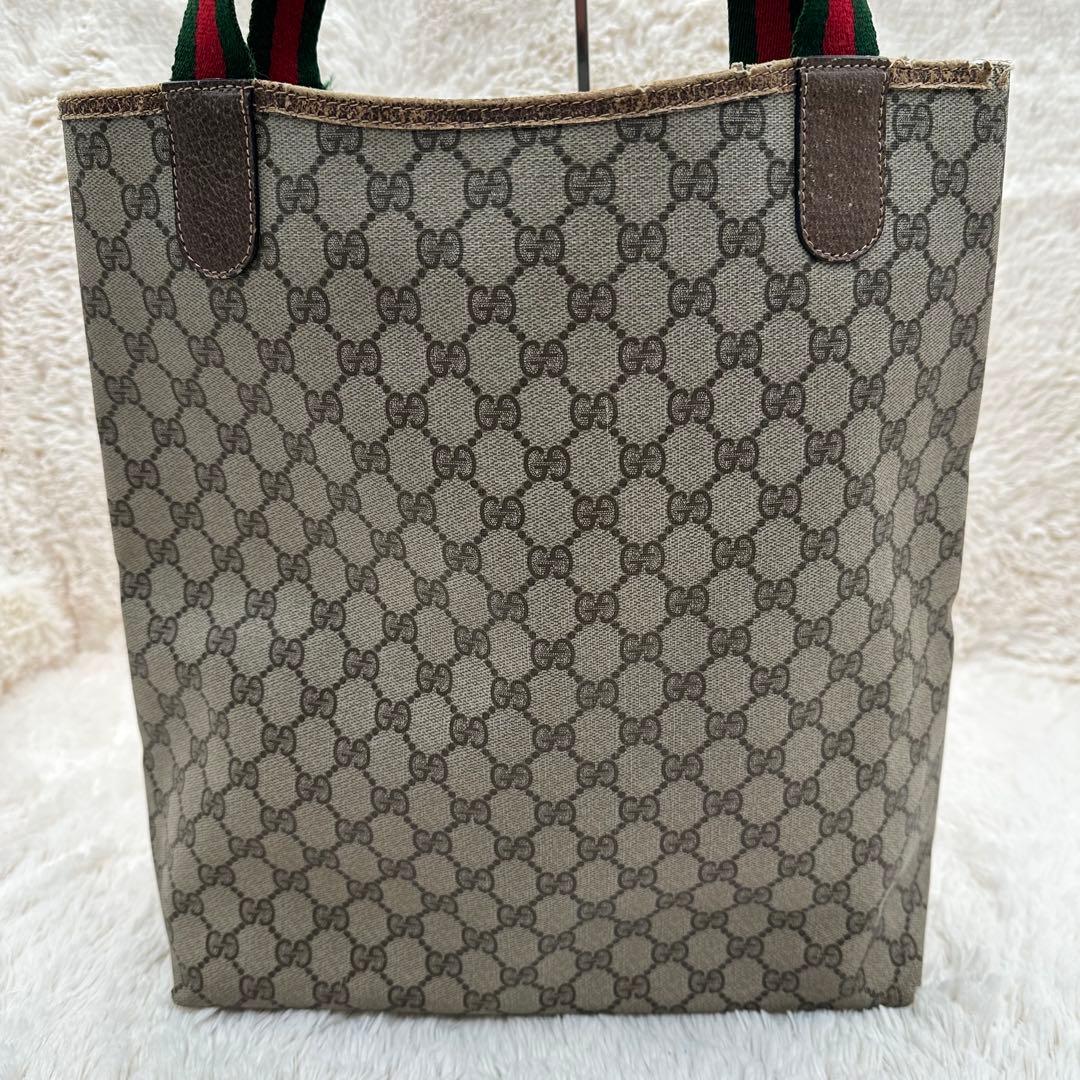 ✨人気✨グッチ　トートバッグ　シェリーライン　スプリーム　GG柄 PVC