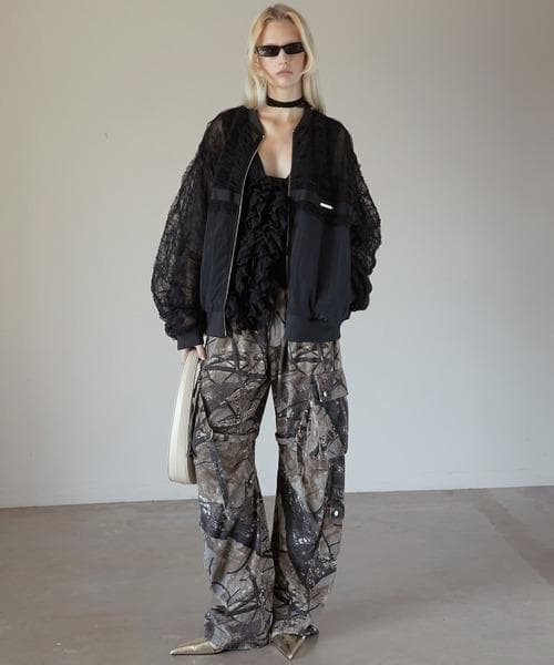 【PRANK PROJECT/プランクプロジェクト】カモバレルレッグカーゴパンツ