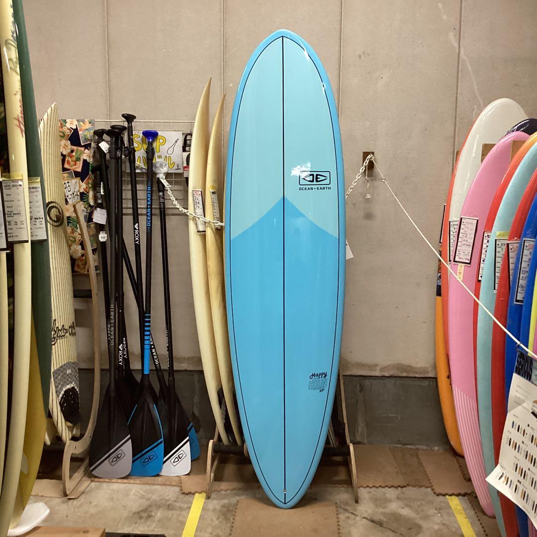 新品格安オーシャン＆アース非常に乗りやすいハッピーアワー7’0EPSフィン付