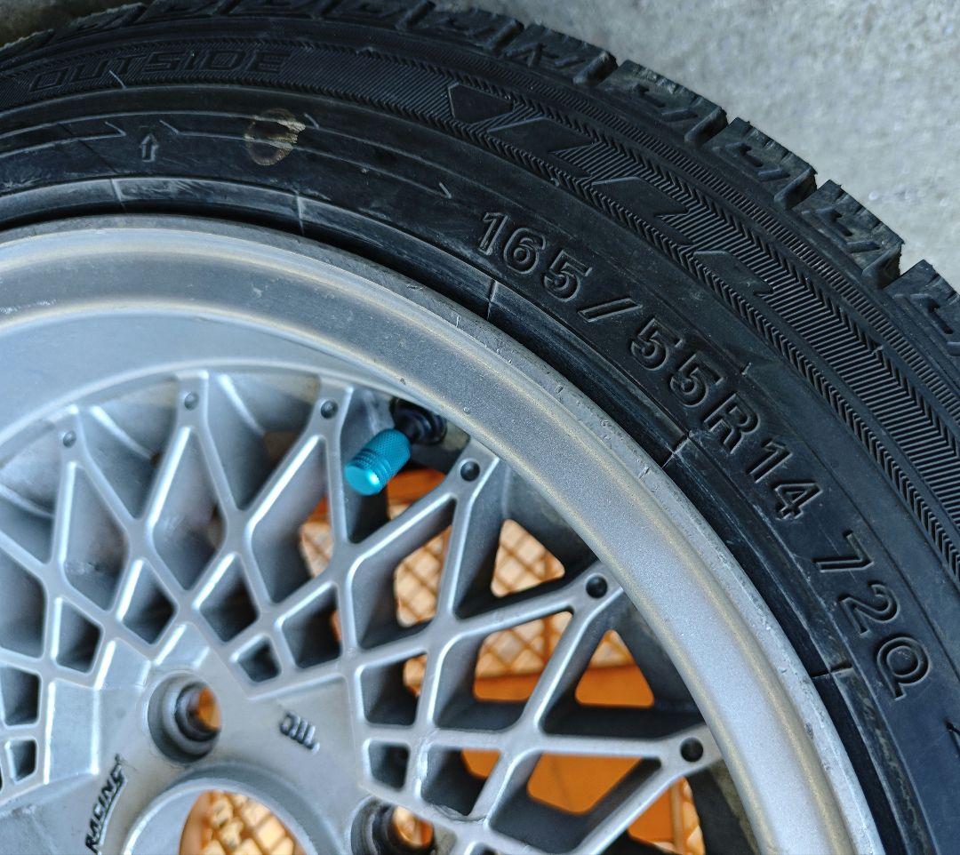 ジルバレーシング メッシュ 14インチ タイヤ付き SSR 深リム