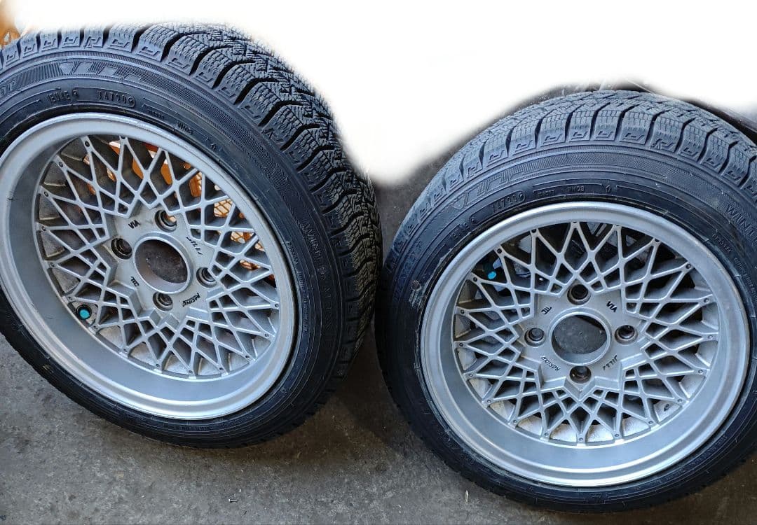 ジルバレーシング メッシュ 14インチ タイヤ付き SSR 深リム