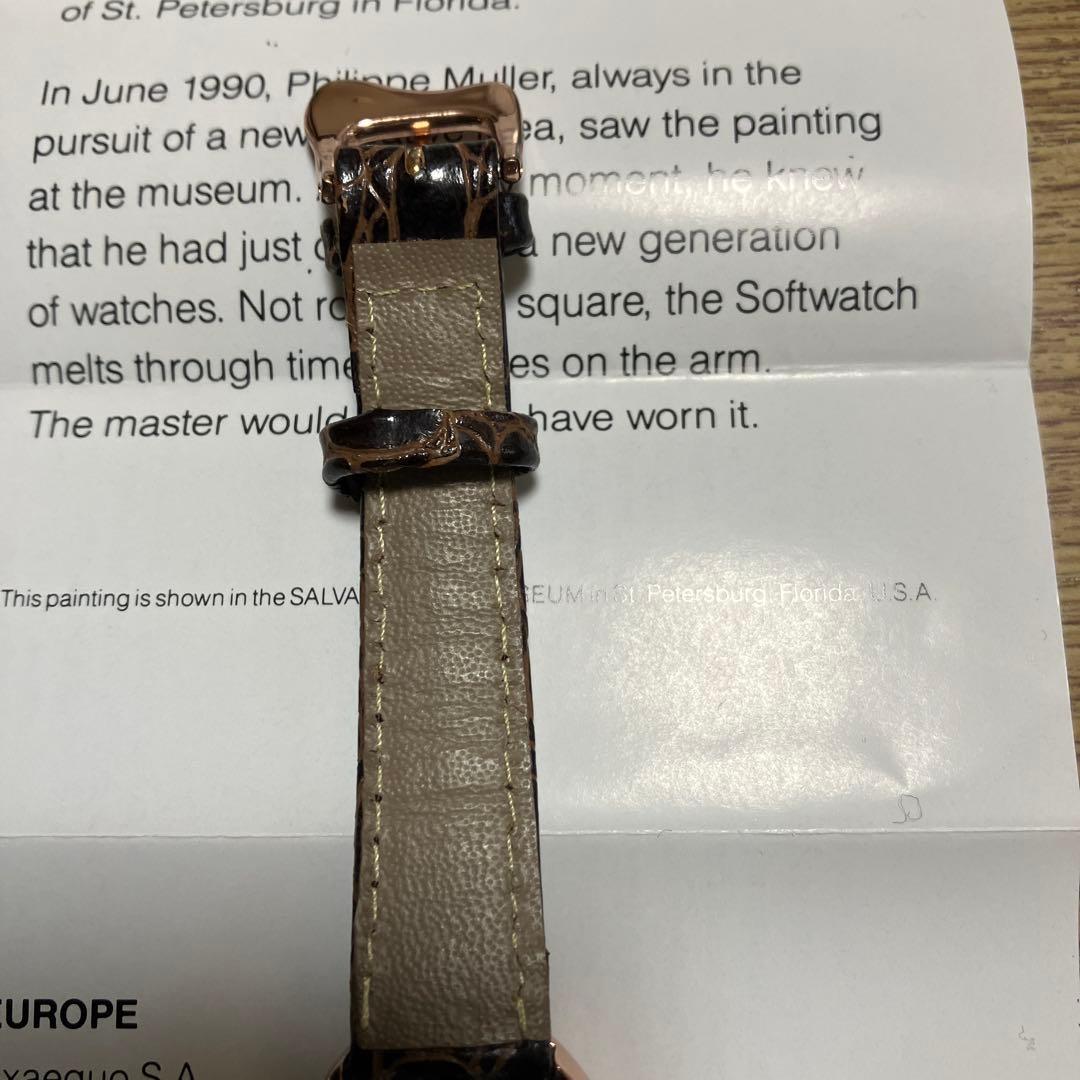 a*m様 サルバドールダリ　アンティーク腕時計　記憶の固執の溶ける時計