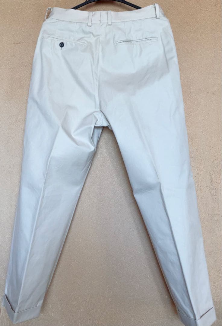 パンツ wacko maria pleated trousers type2 ivory