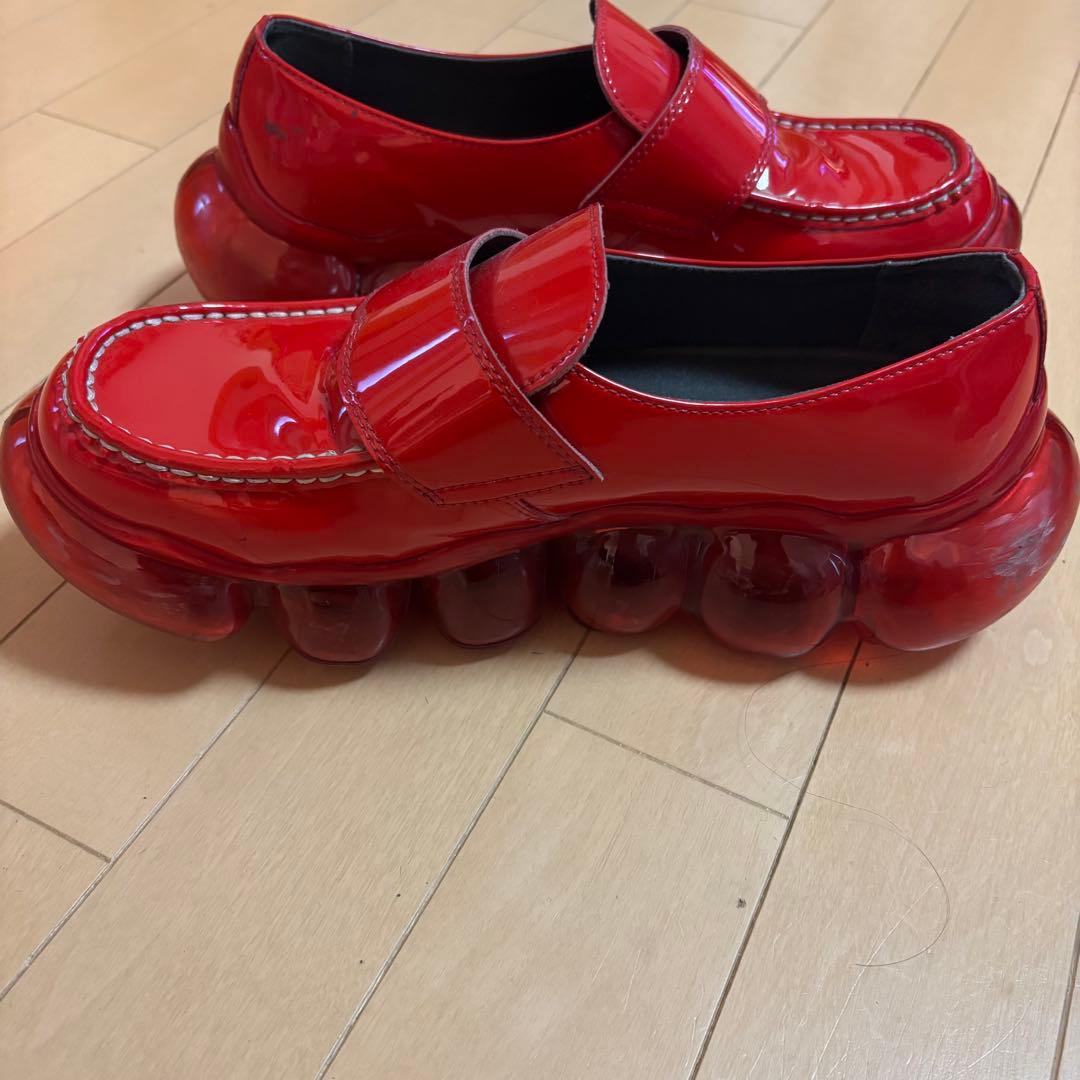 grounds ローファー 赤 26cm