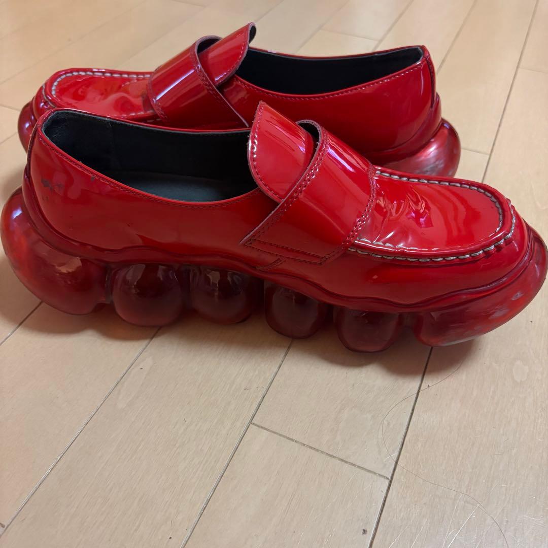 grounds ローファー 赤 26cm